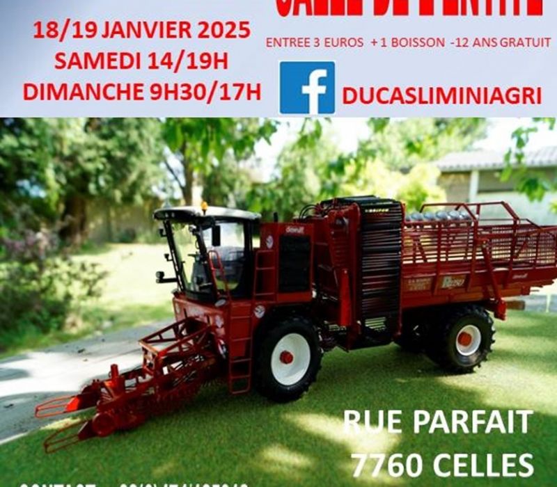 Expo landbouwminiaturen in Celles